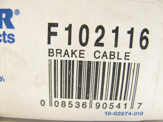 Wagner F102116 Intermediate Parking Brake Cable For 1981-82 Mercury Cougar XR-7