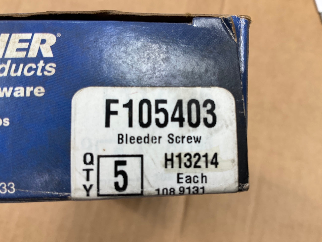 (5) Wagner F105403 Brake Bleeder Screws
