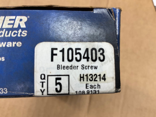 (5) Wagner F105403 Brake Bleeder Screws