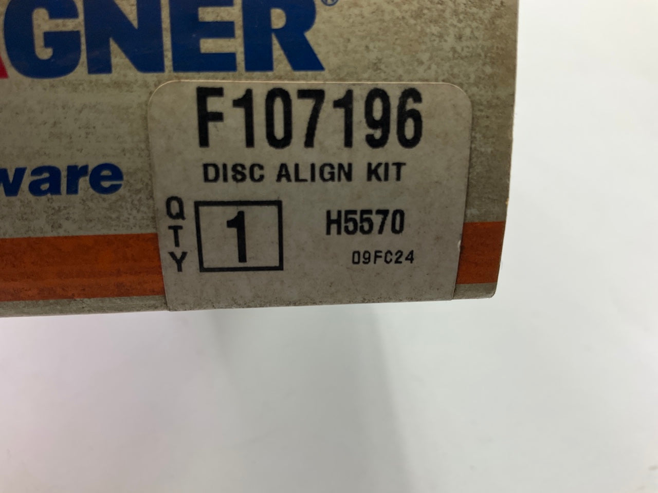 Wagner F107196 Front Disc Brake Hardware Kit
