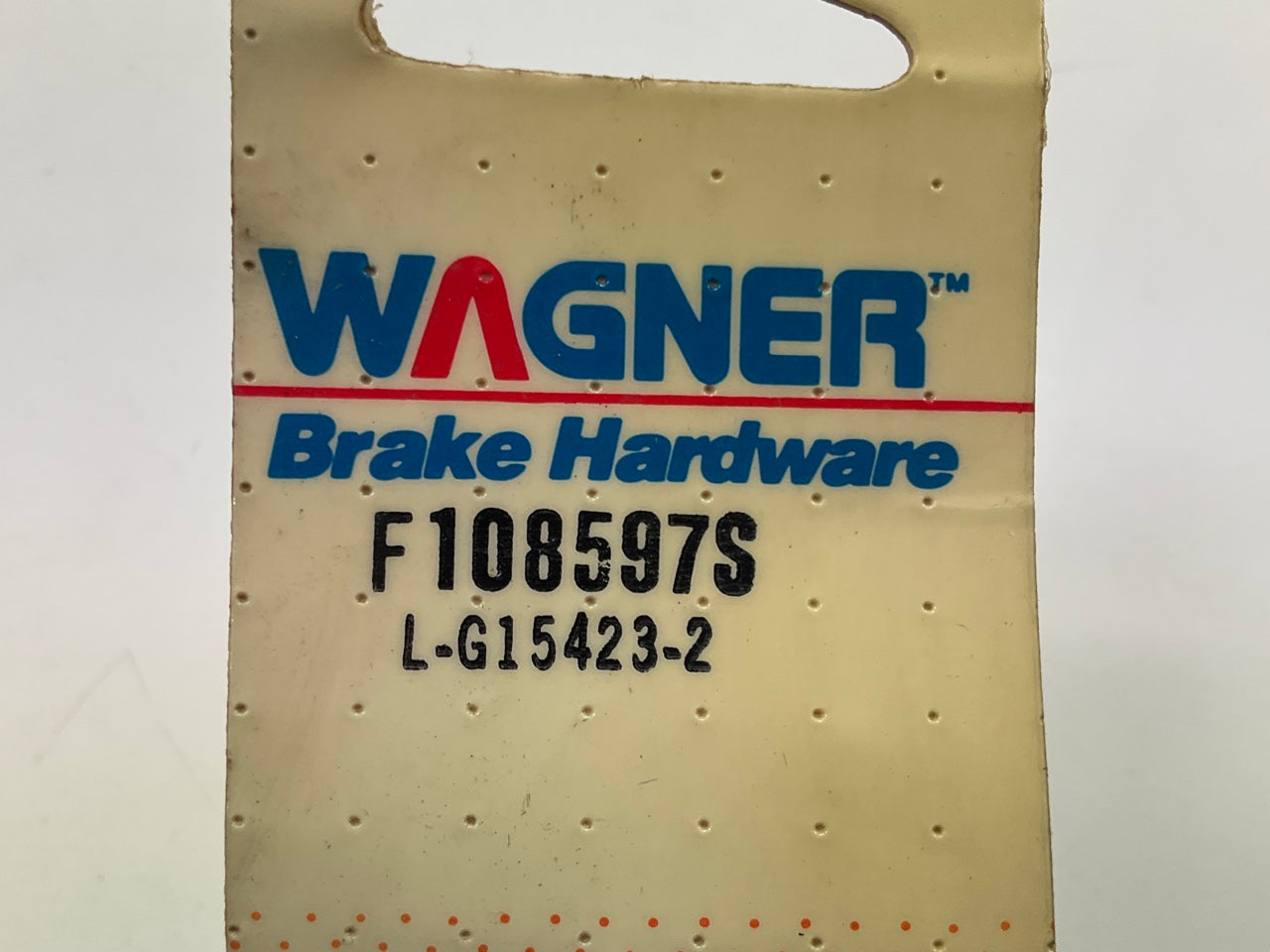 Wagner F108597S Brake Hardware Brake Caliper Anti-Rattle Support Spring Clips