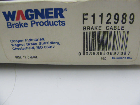 Wagner F112989 Parking Brake Cable - Front