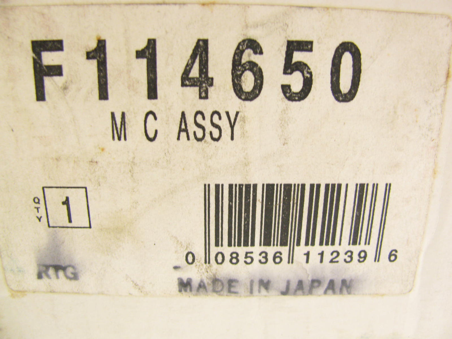 Wagner F114650 Brake Master Cylinder For 1985-1987 Honda Prelude 1986-87 Accord