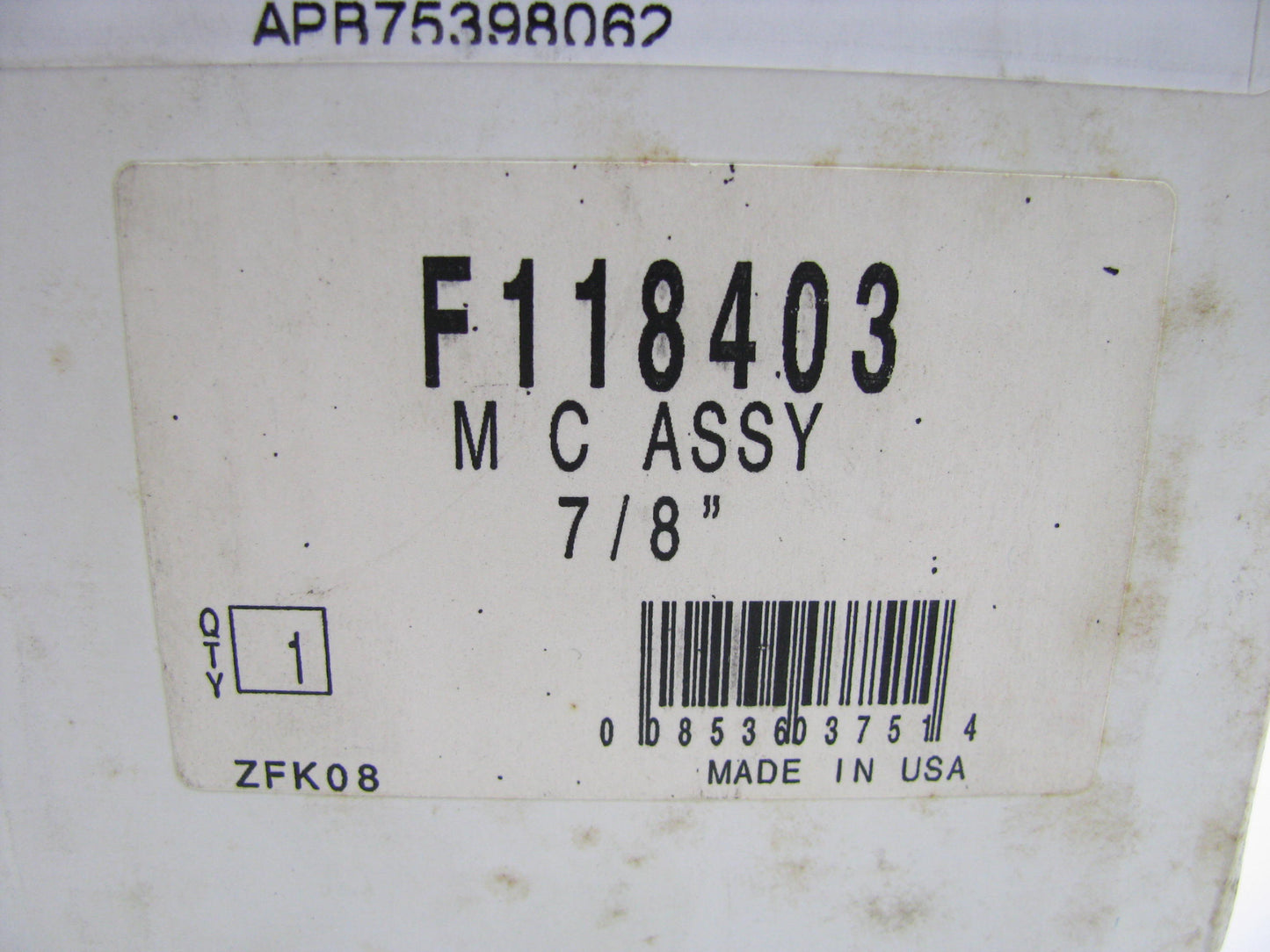 Wagner F118403 Brake Master Cylinder for 1989-1994 Toyota Pickup