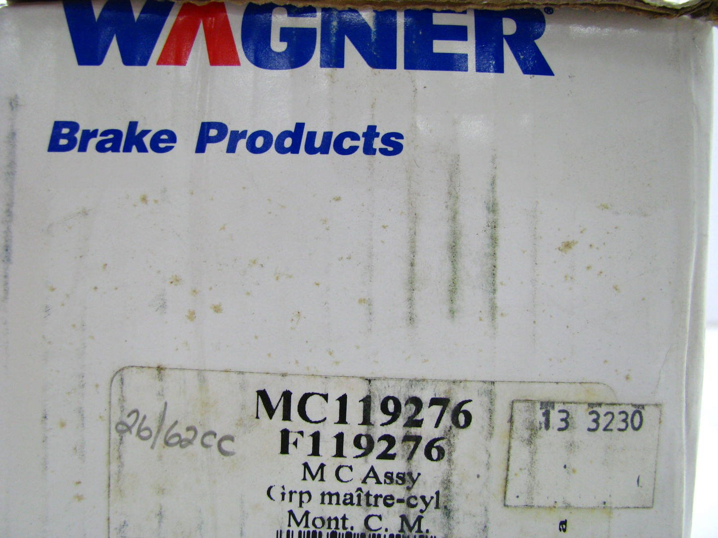 Wagner F119276 Brake Master Cylinder
