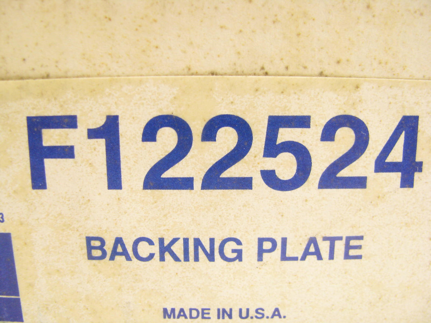 Wagner F122524 9-1/2'' Rear Drum Brake Backing Plate - GM Car Truck