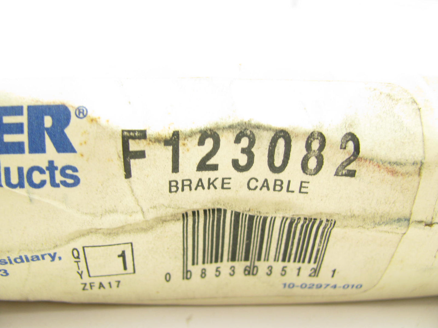 Wagner F123082 Rear Left Parking Brake Cable for 1984-1988 Toyota Corolla 4ALC