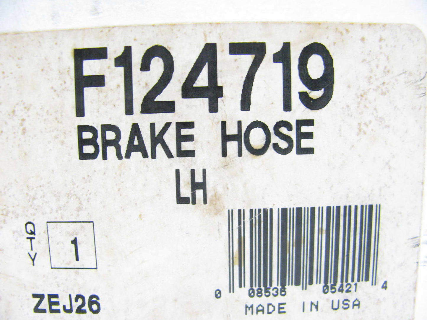Wagner F124719 Front Left Brake Hydraulic Hose For 1990-93 Dodge B150 B250 B350