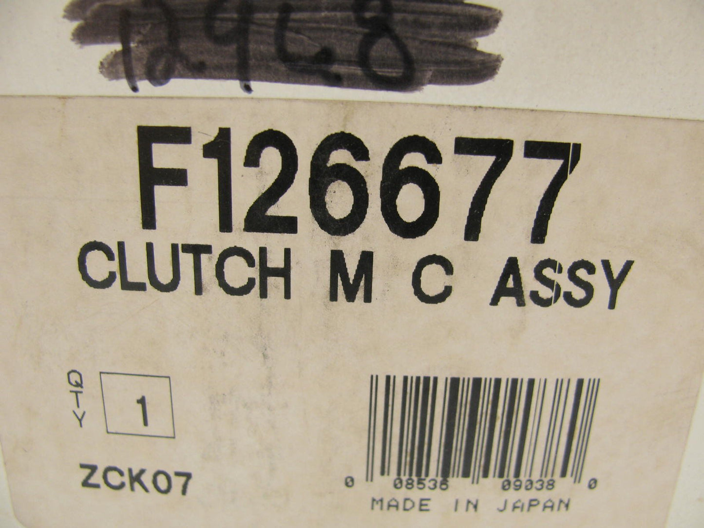 Wagner F126677 Clutch Master Cylinder
