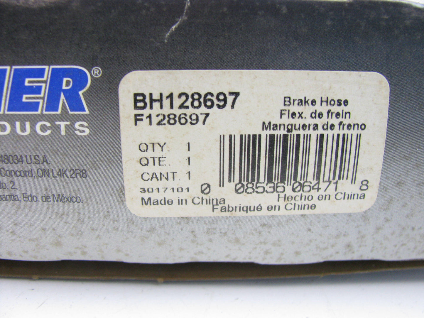 Wagner F128697 Front Brake Hose for 1992-1995 Honda Civic