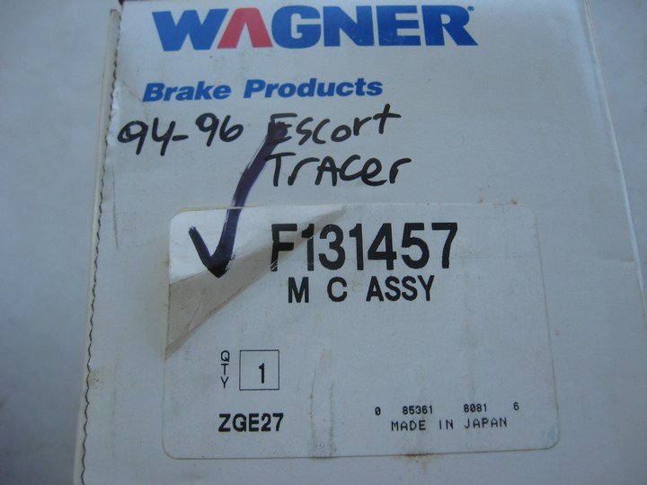 Wagner F131457 Brake Master Cylinder 1994-1996 Escort Tracer Wagon Auto Trans.