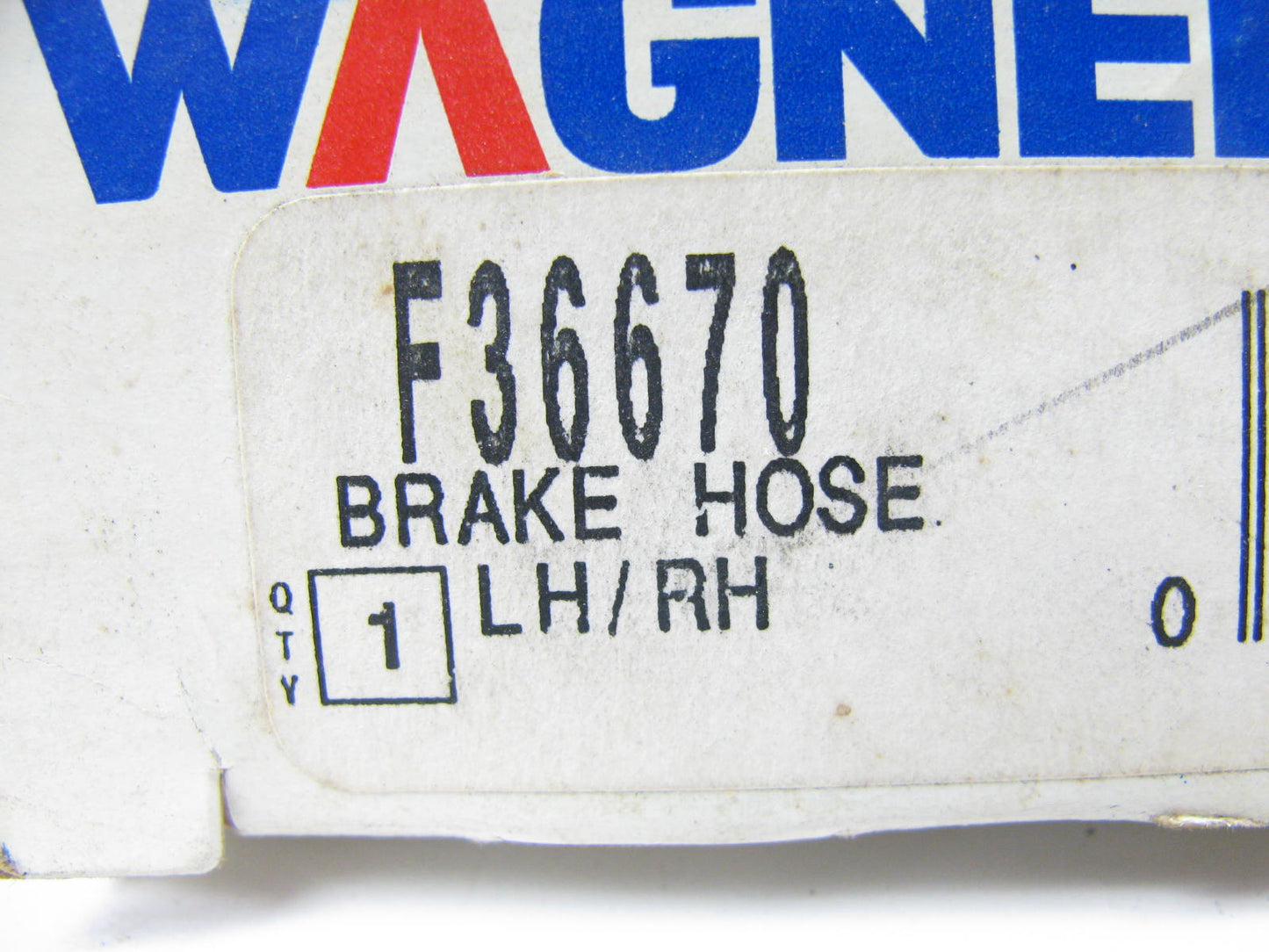 Wagner F36670 Brake Hydraulic Hose - Rear Center
