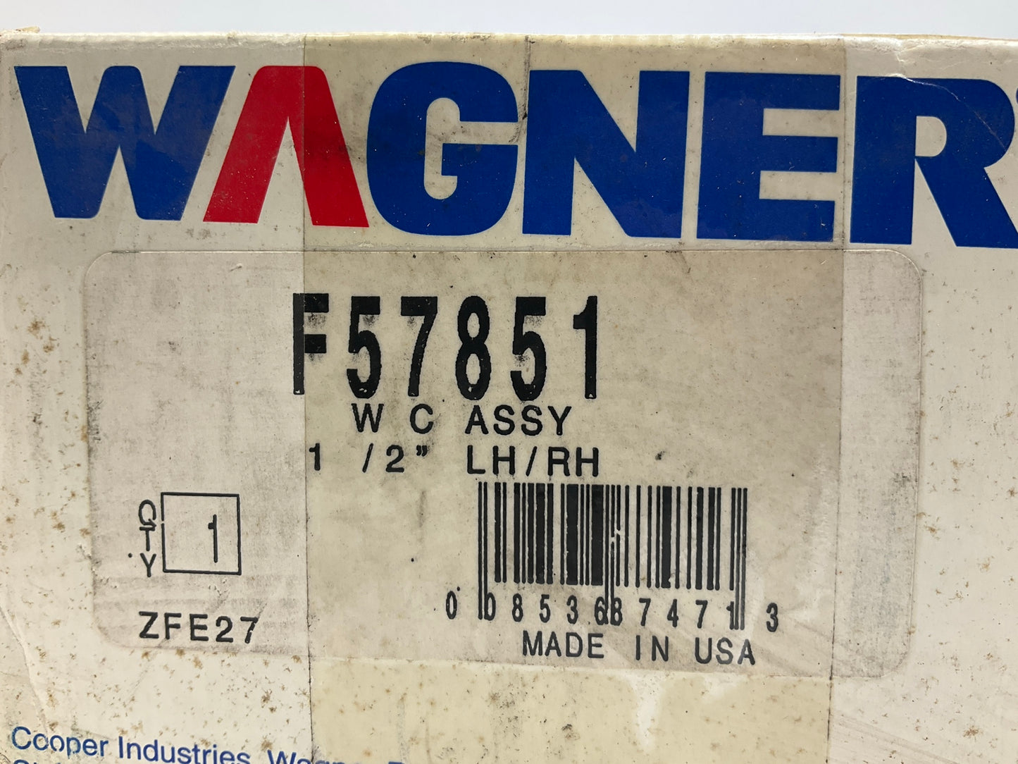 Wagner F57851 Rear Upper Drum Brake Wheel Cylinder 1970 GMC C35/C3500, P35/P3500