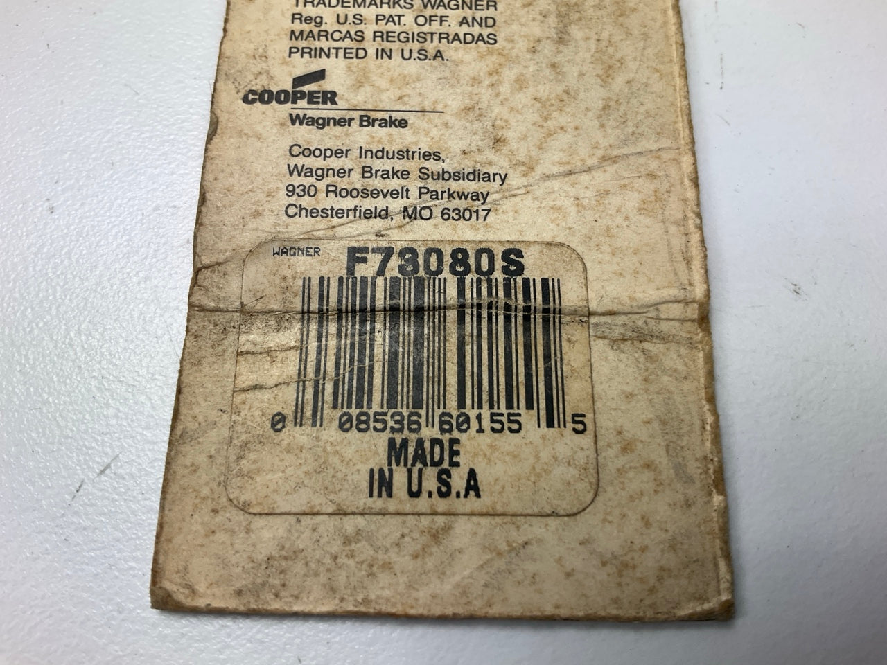 Wagner F73080S Rear Right Drum Brake Self-Adjuster Lever