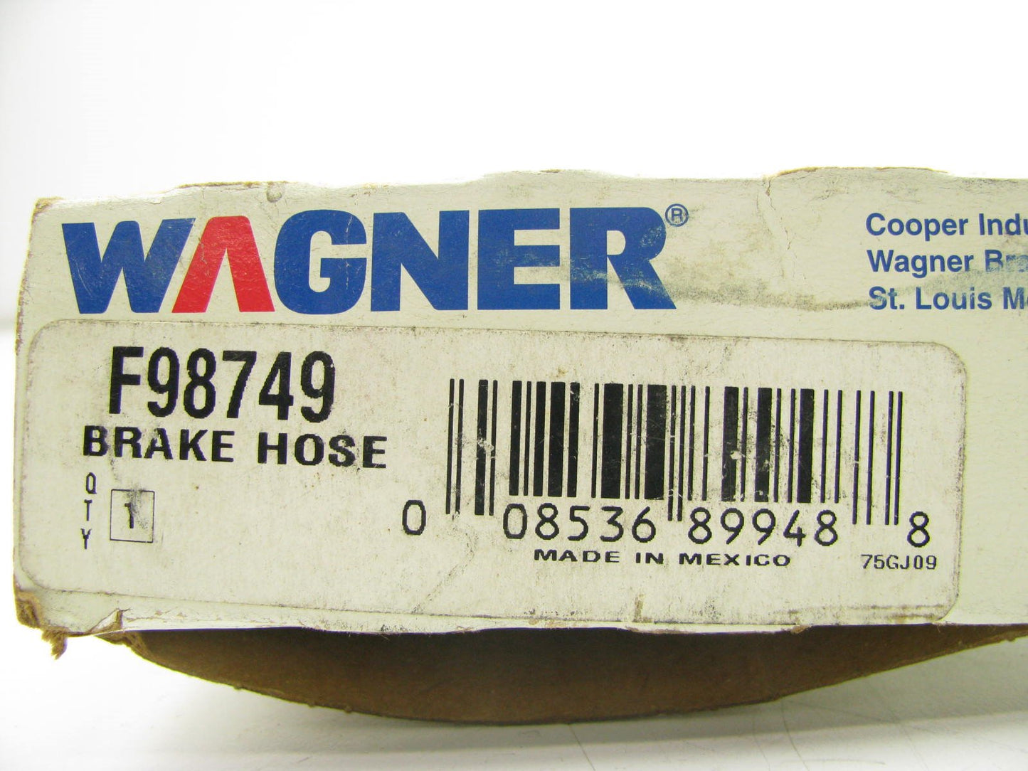 Wagner F98749 FRONT CENTER Brake Hose 1976-1977 Ford Bronco - BH98749