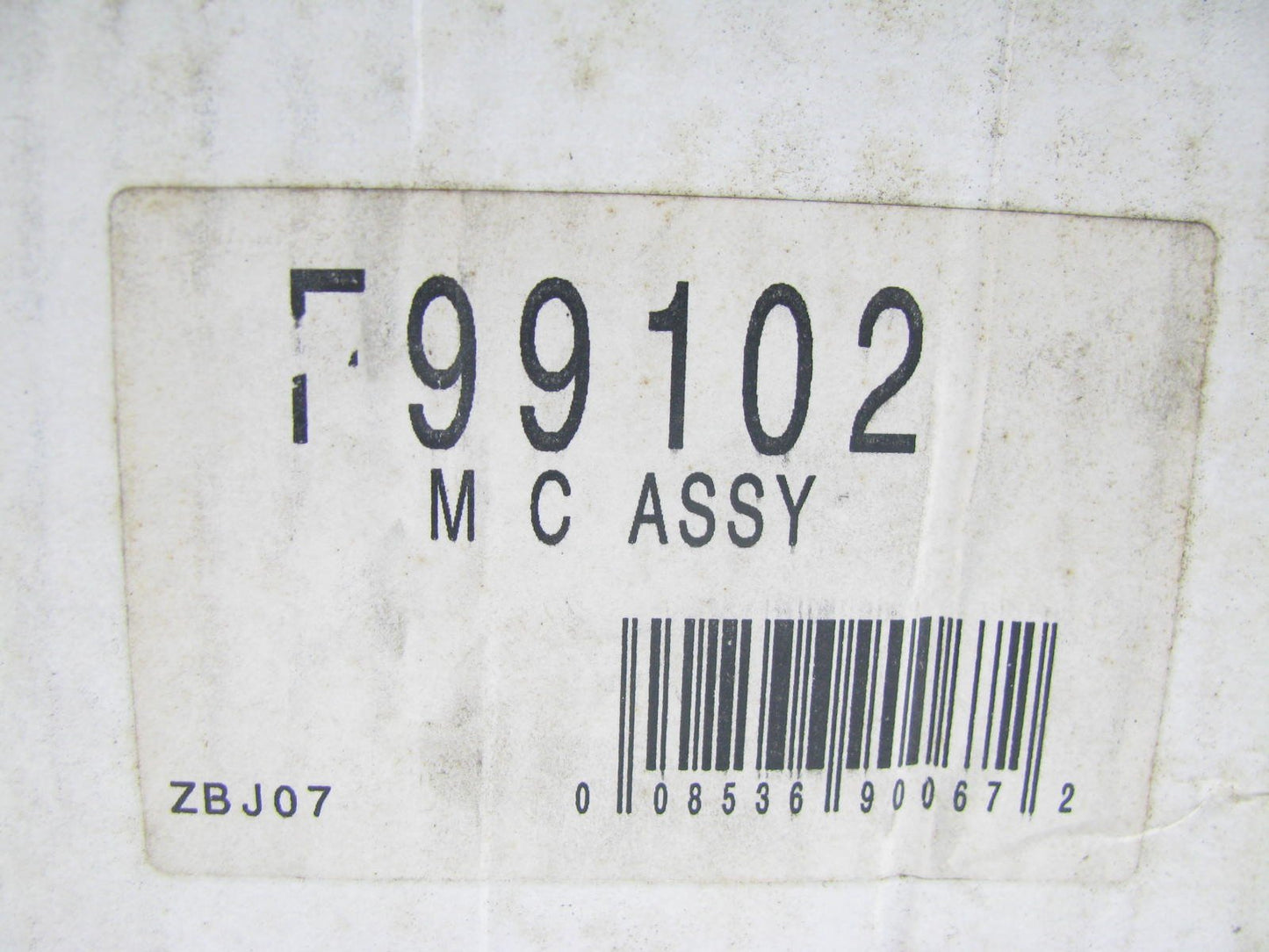 Wagner F99102 Brake Master Cylinder - With Manual Brakes ONLY