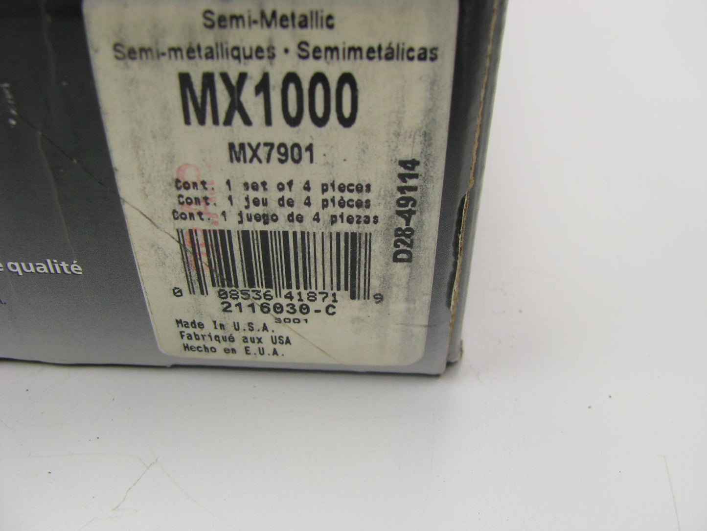 Wagner MX1000 ThermoQuiet FRONT Disc Brake Pads 2004 Grand Prix