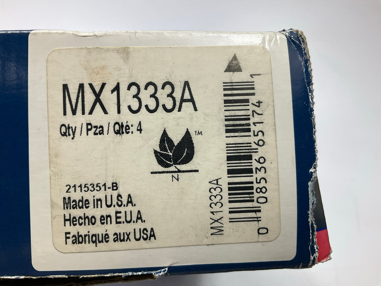 Wagner MX1333A Front Semi-Metallic Disc Brake Pads