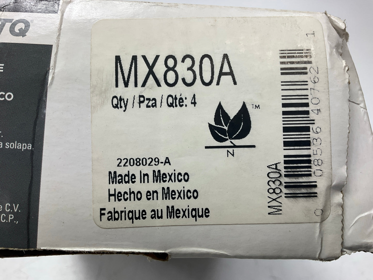 NO HARDWARE - Wagner MX830A Front ThermoQuiet Disc Brake Pads