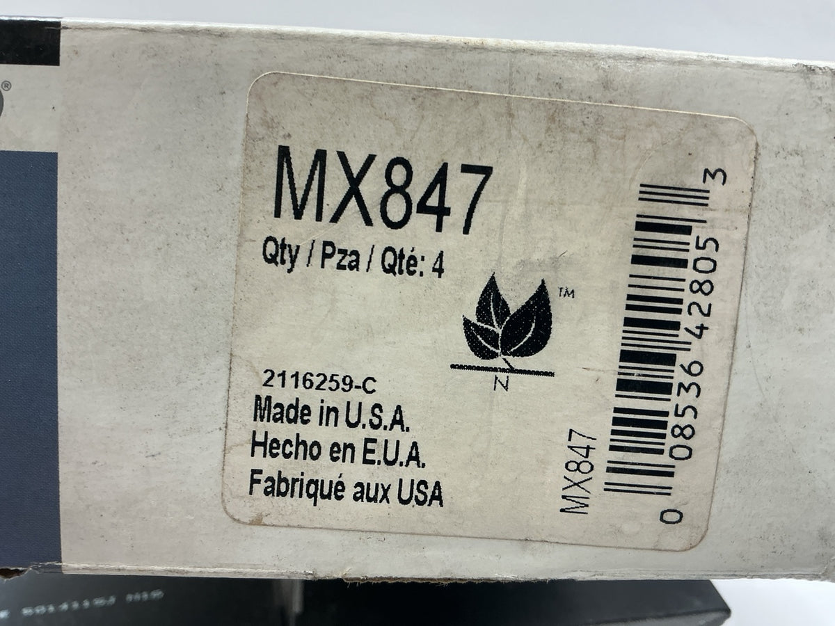 MISSING HARDWARE - Wagner MX847Front Thermoquiet Semi-Metallic Disc Brake Pads