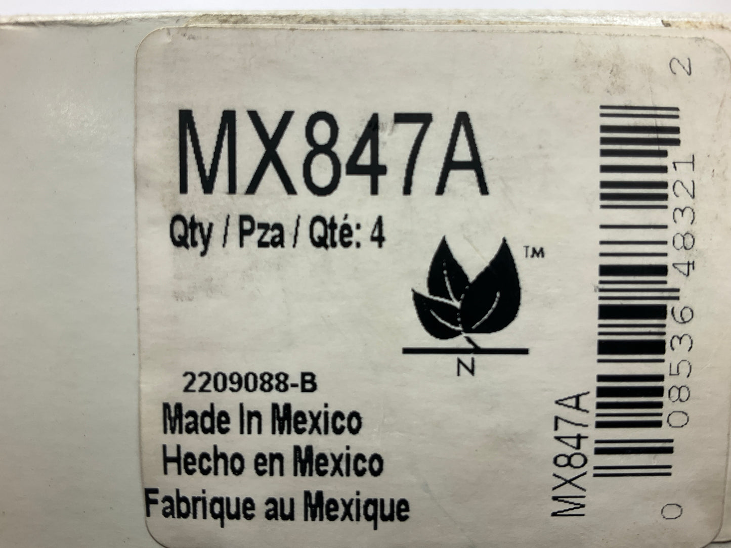 Wagner MX847A Front Semi-Metallic Disc Brake Pads
