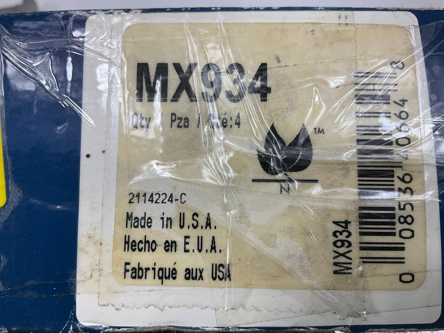 MISSING HARDWARE - Wagner MX934 FRONT Semi-Metallic Disc Brake Pads