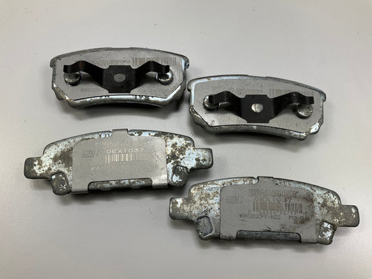 MISSING HARDWARE - Wagner OEX1037 Rear Ceramic Disc Brake Pads