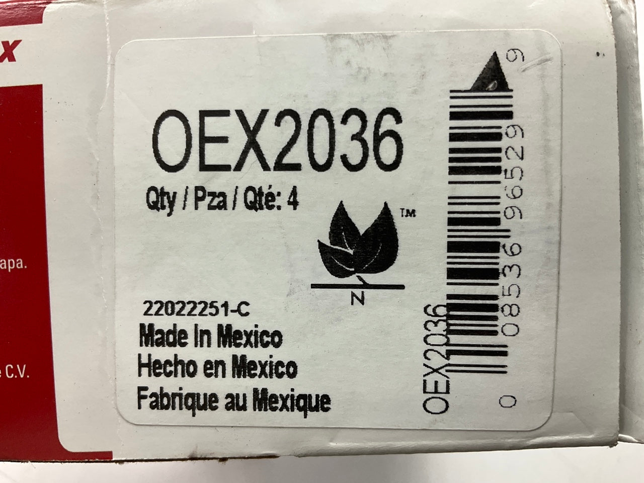 Wagner OEX2036 Front Disc Brake Pads