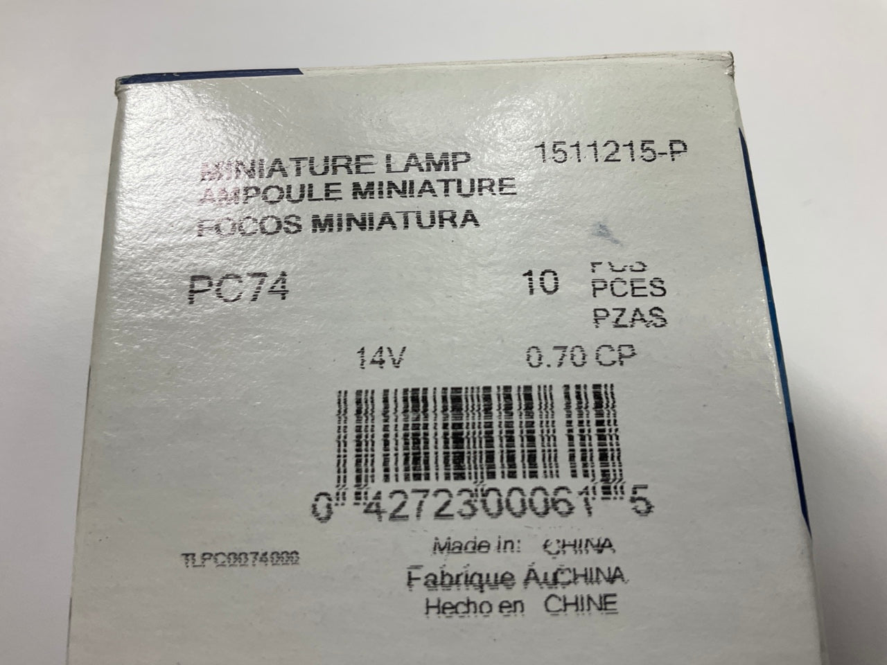 (9) Wagner PC74 Instrument Panel Bulb - Printed Circuit T-1 3/4