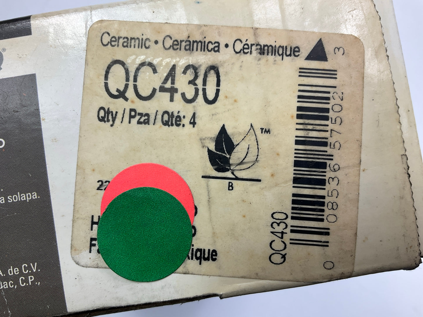 MISSING HARDWARE - Wagner QC430 Front Disc Brake Pads