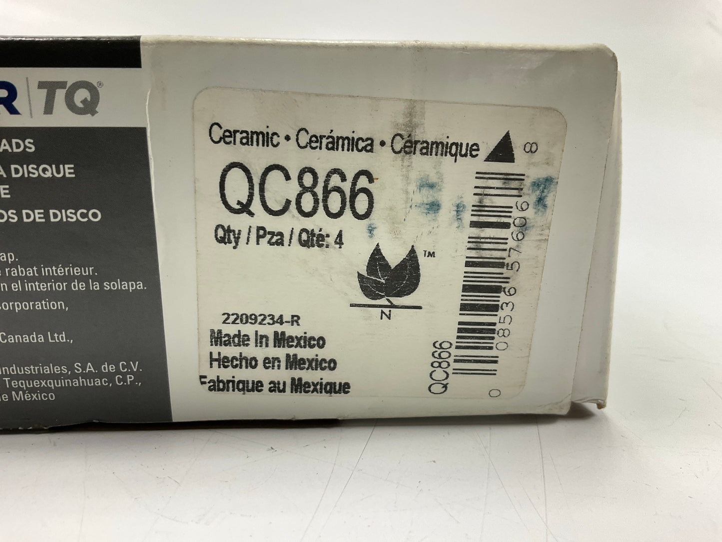 Wagner QC866 Front Ceramic Disc Brake Pads