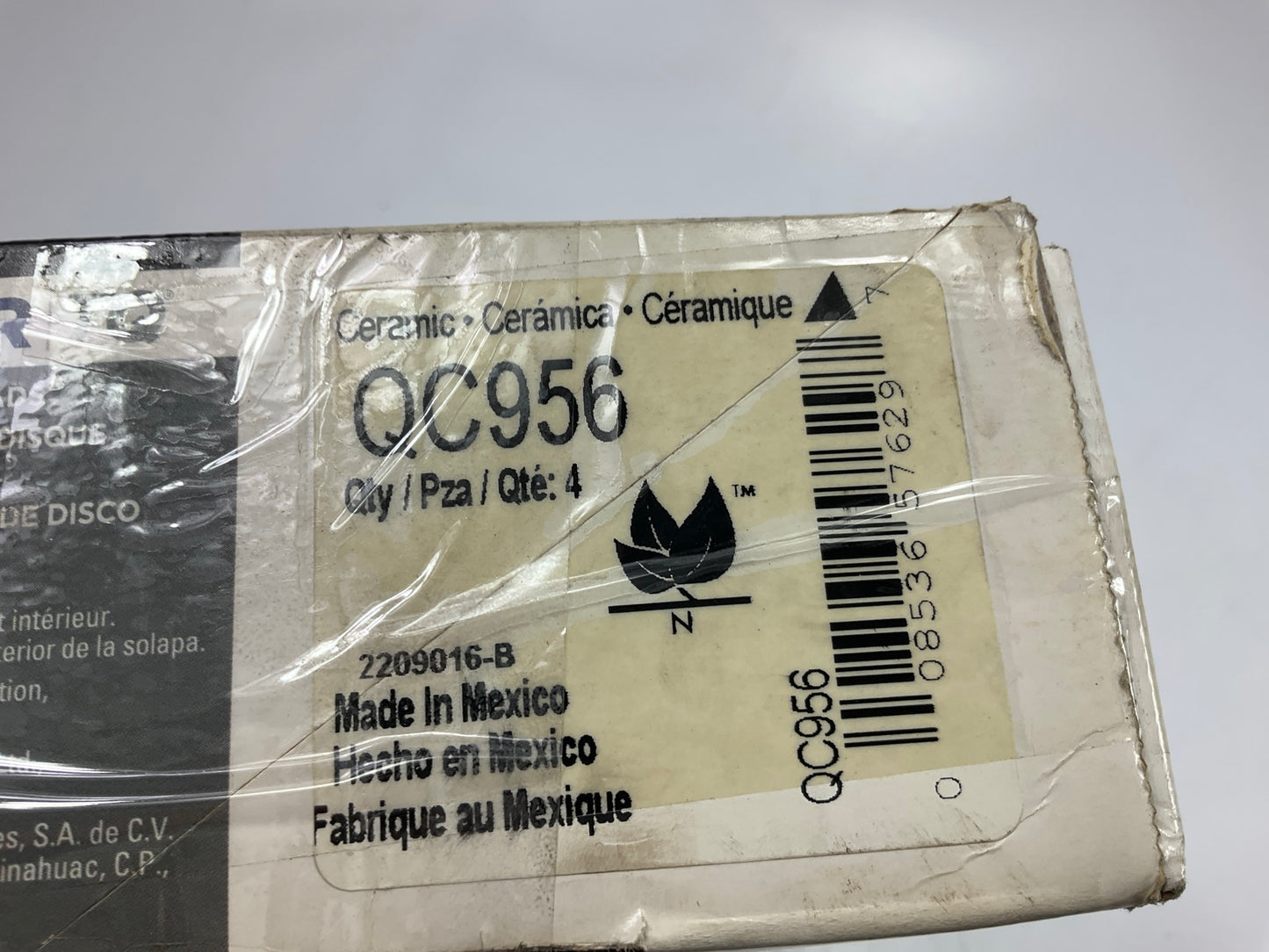MISSING CLIPS - Wagner QC956 Front Ceramic Disc Brake Pads