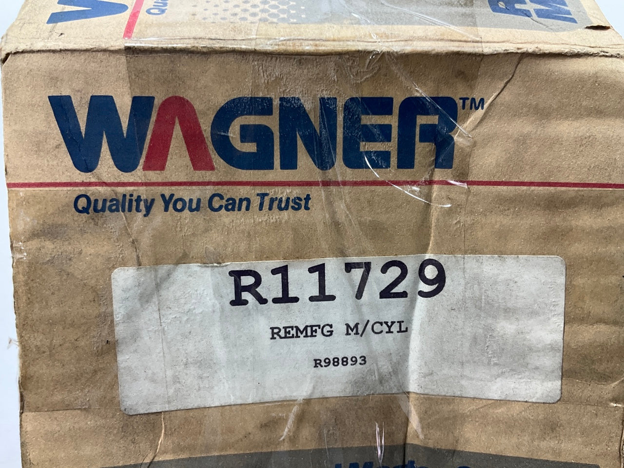 REMAN. Wagner R11729 Brake Master Cylinder (w/Power Brakes)