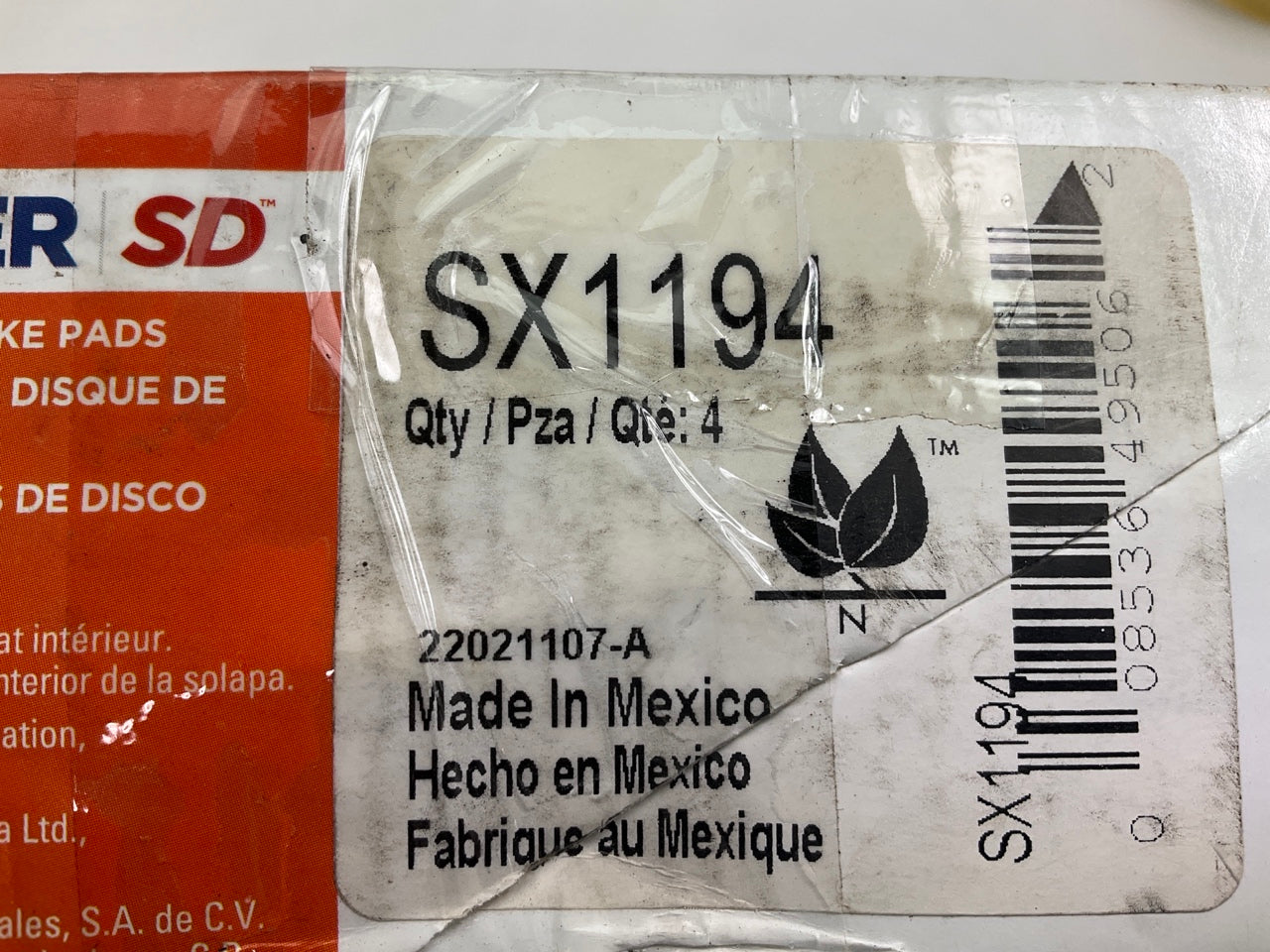 Wagner SX1194 Rear Severe Duty Disc Brake Pads