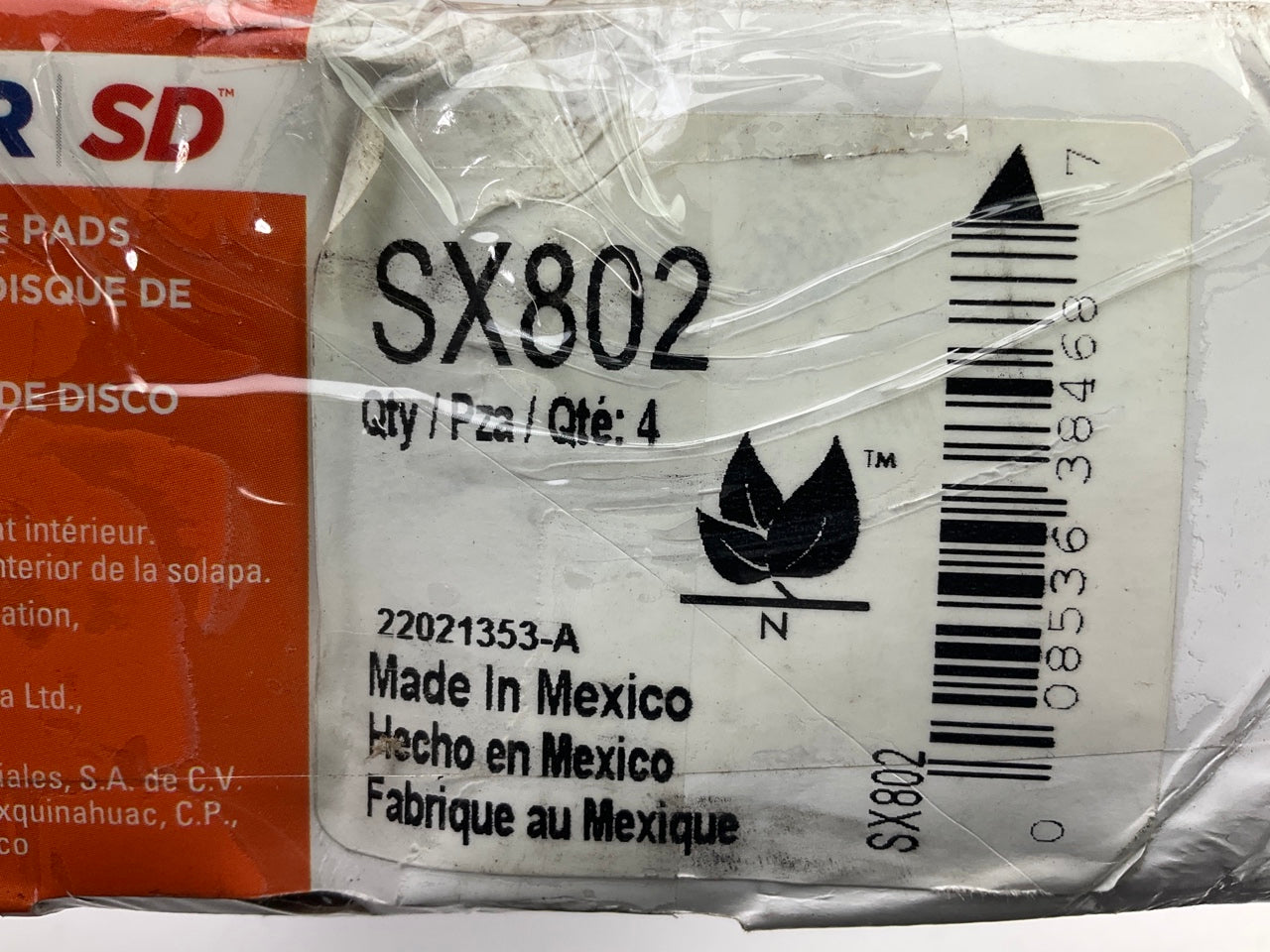 Wagner SX802 Rear Severe Duty Disc Brake Pads