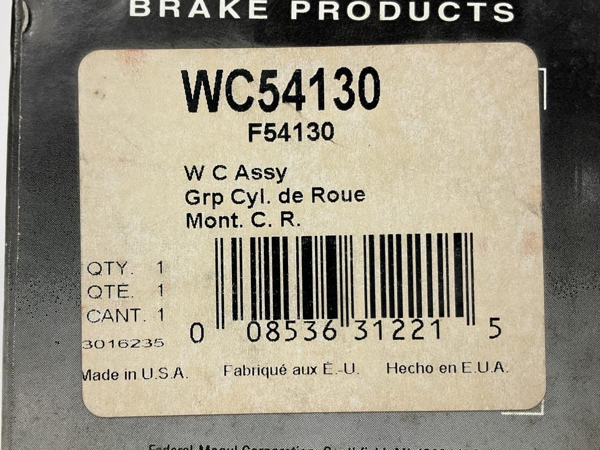 (2) Wagner WC54130 Rear Drum Brake Wheel Cylinder - FD19106 Casting