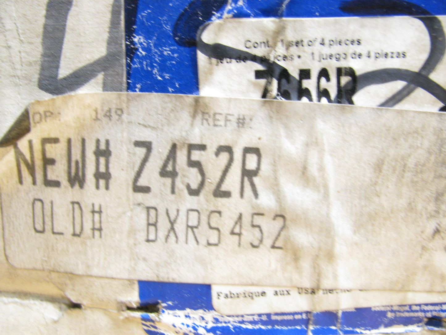 Wagner Z452R Drum Brake Shoes - 13'' X 3.5''