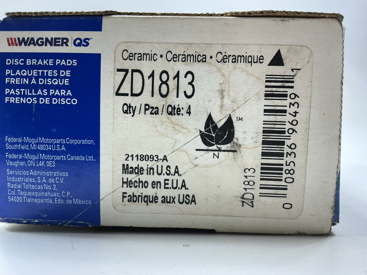 Wagner ZD1813 Rear Disc Brake Pad Set