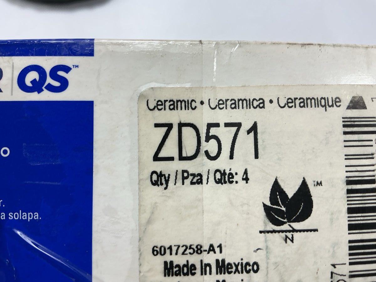 MISSING HARDWARE - Wagner ZD571 Front Disc Brake Pads