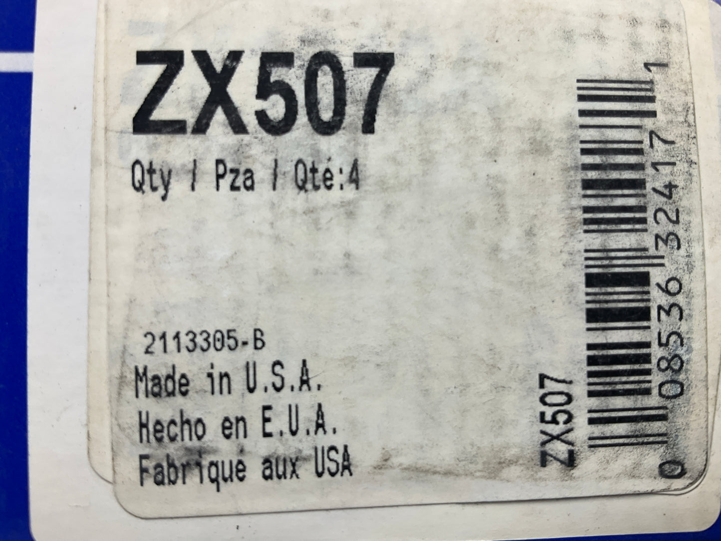 MISSING ALL HARDWARE - Wagner ZX507 Front QuickStop Disc Brake Pad