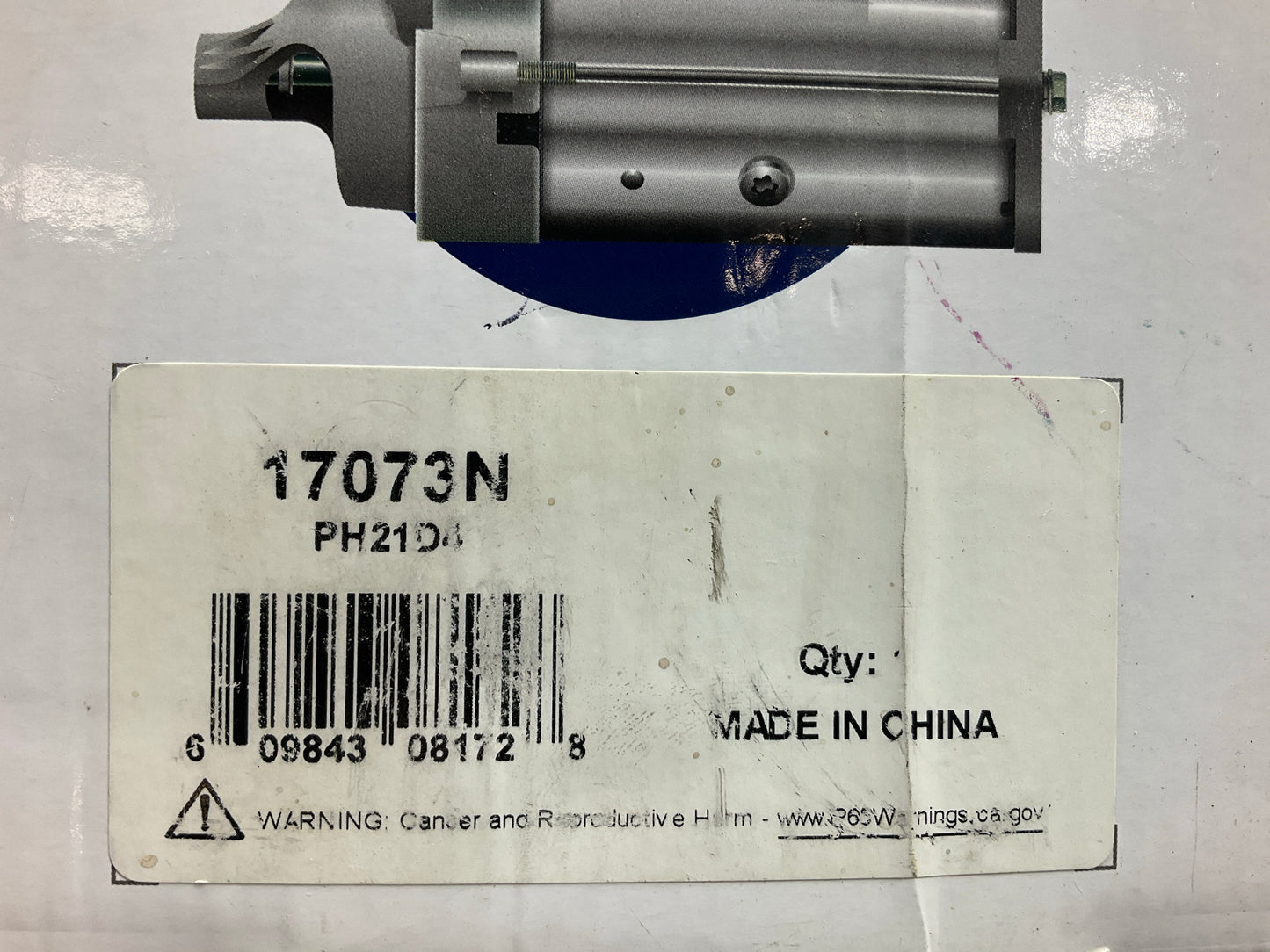 WAI 17073N 24V, 9 Tooth Starter Deutz 1161422, 1164995, 1172099, 1173241 1173820