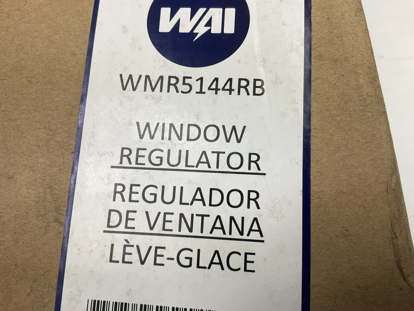 WAI WMR5144RB Rear Right Manual Window Regulator