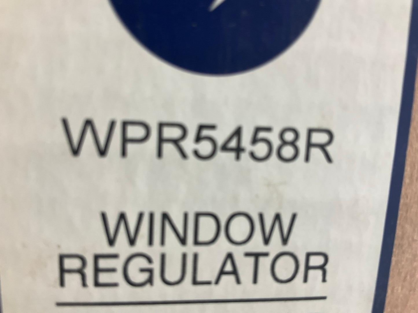 WAI WPR5458R Front Right Power Window Regulator (Regulator Only)