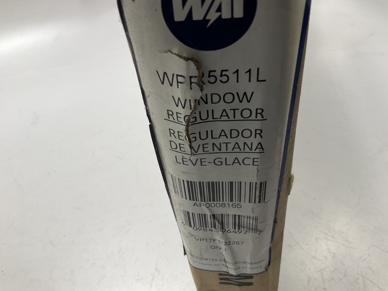WAI WPR5511L Front Left Drivers Side Power Window Regulator (REGULATOR ONLY)
