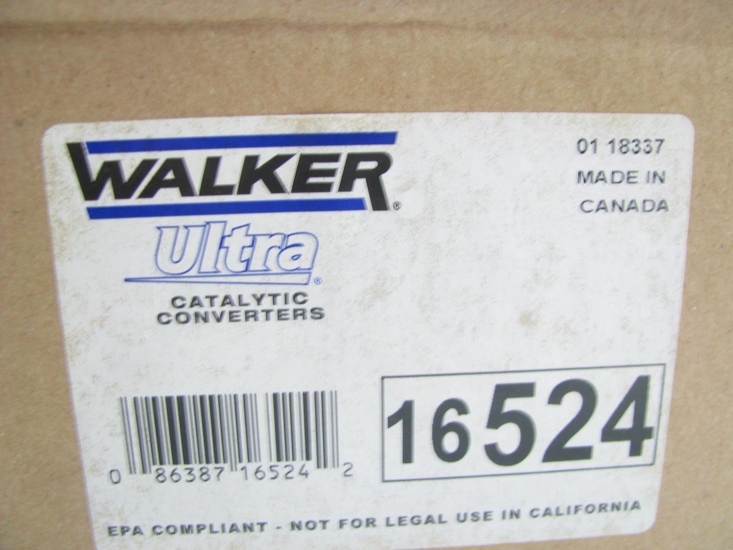 Walker 16524 Direct Fit EPA Compliant Catalytic Converter
