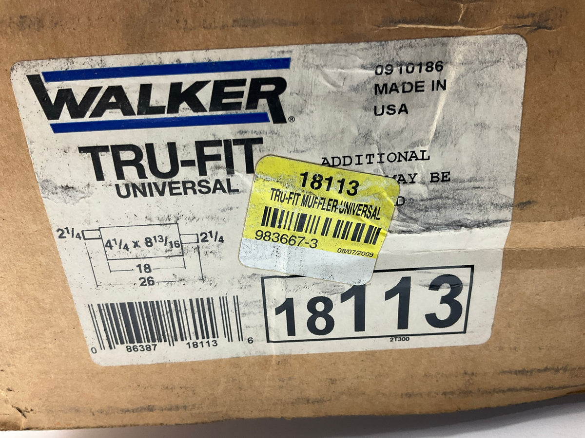 Walker 18113 Universal SoundFX Exhaust Muffler