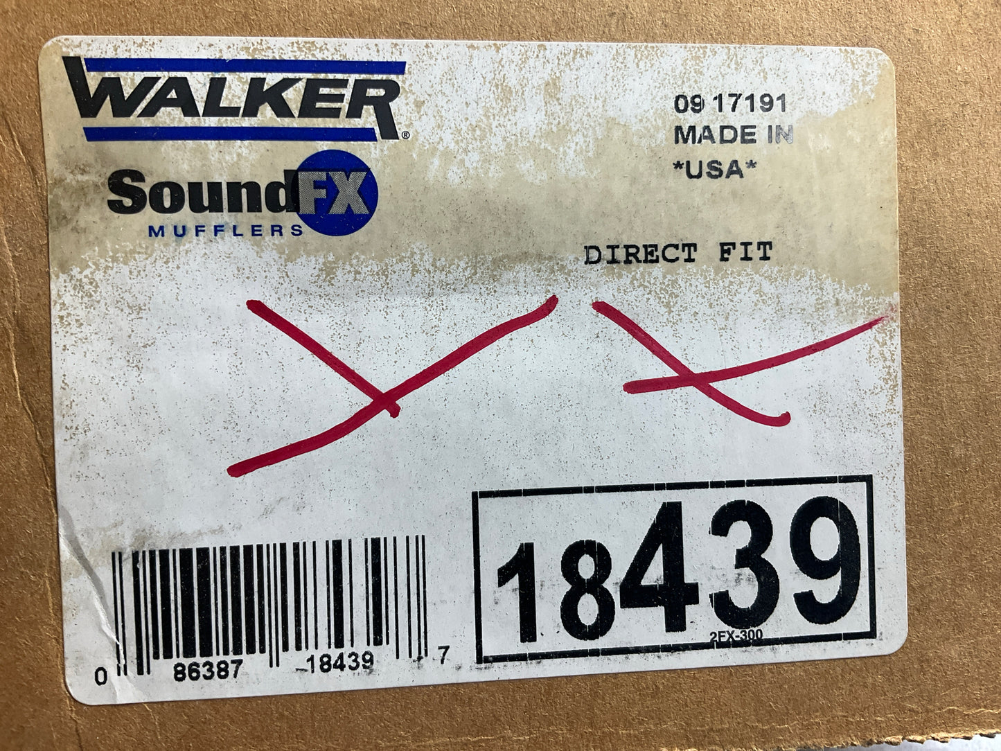 Walker 18439 Exhaust Muffler 1995-2005 Cavalier, 1999-2005 Sunfire