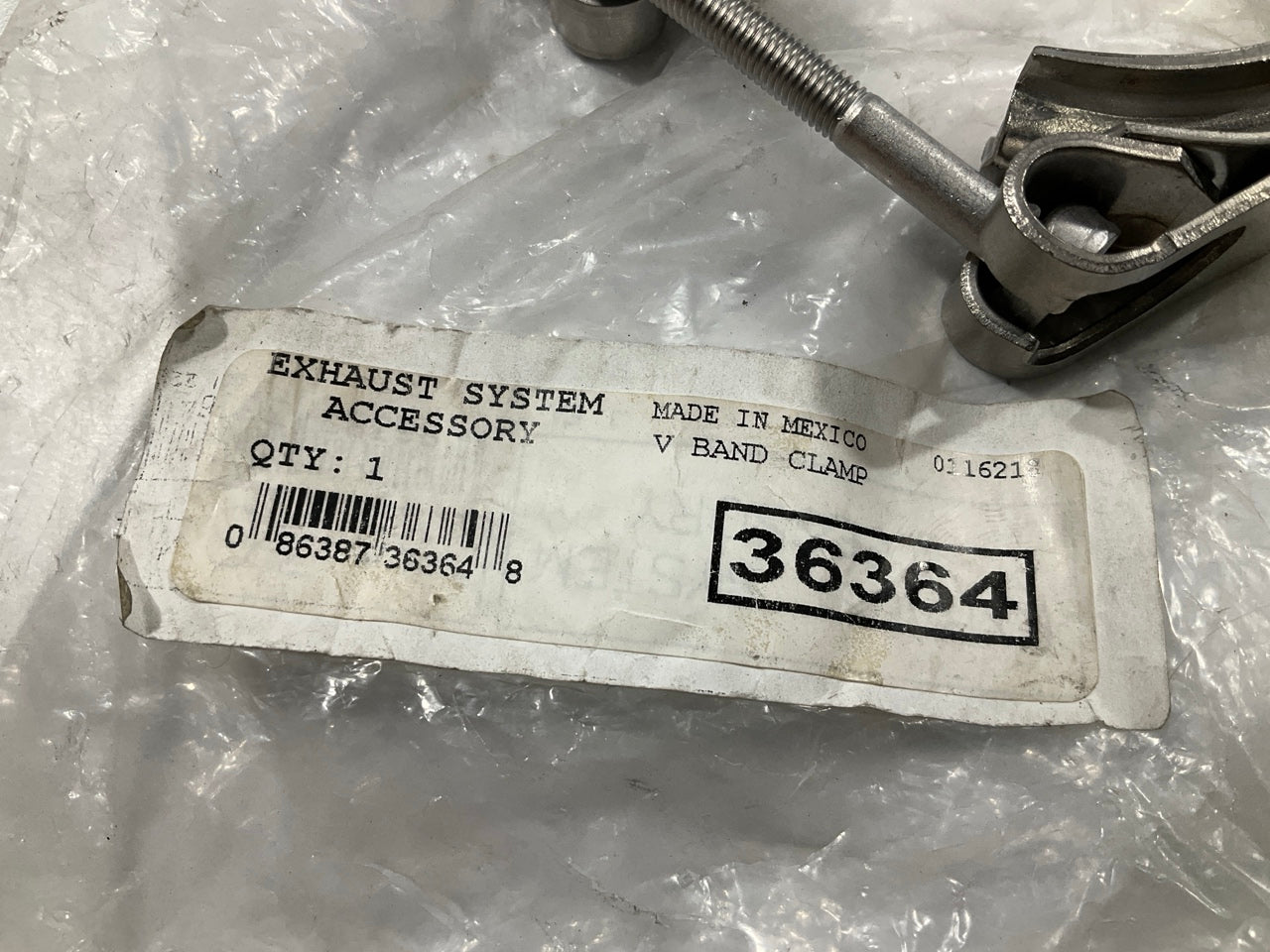 Walker 36364 V-Band Steel Exhaust Clamp - 2-1/4'' Diameter