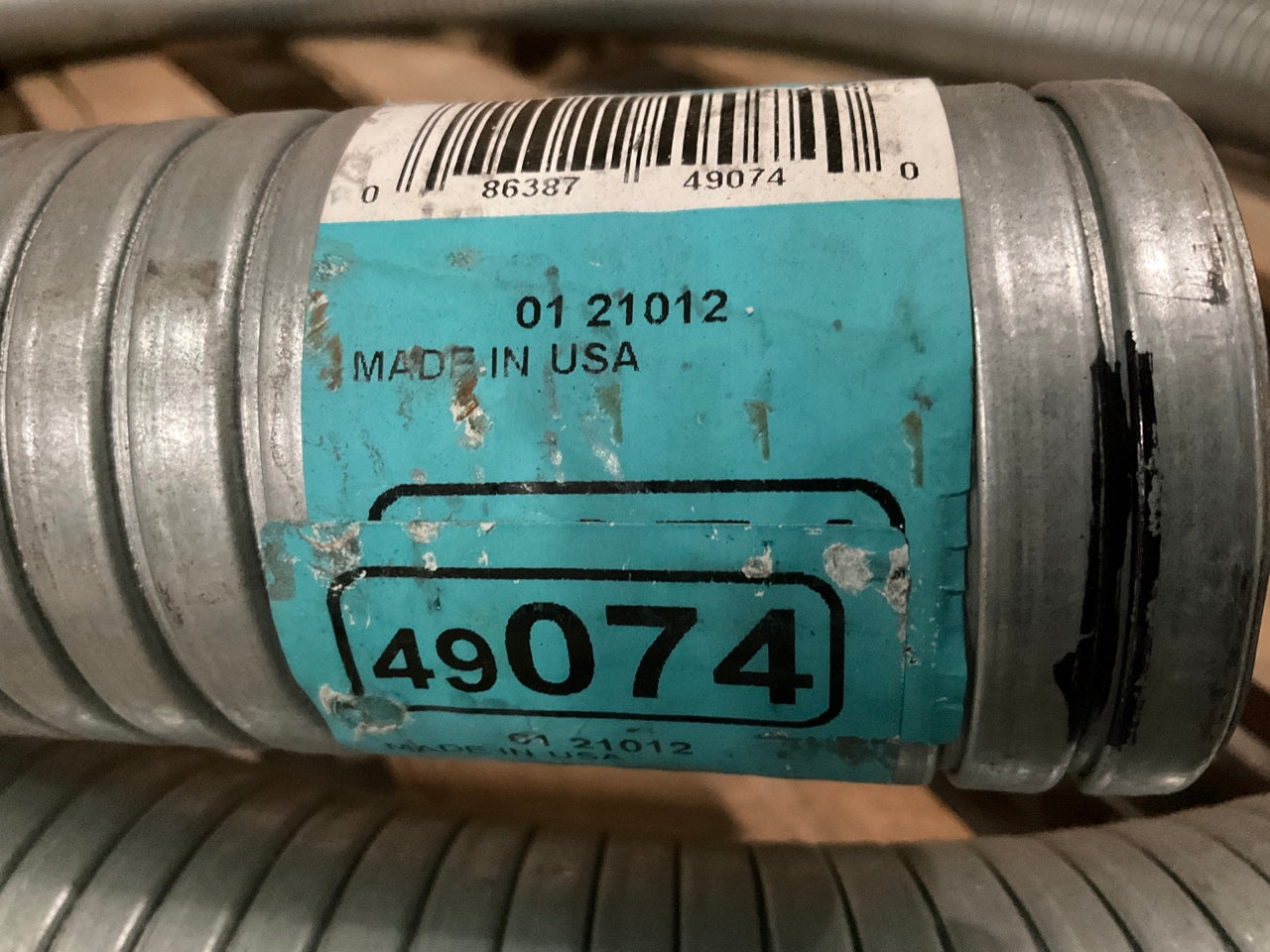 Walker 49074 Exhaust Pipe Flex Tube Galv.-2 1/4'' Diameter, 10' Length