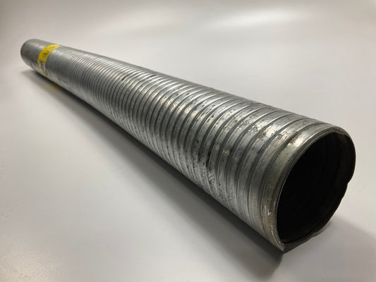 Walker 54047 3 Inch Steel Exhaust Flex Pipe, 3 Feet Long, Galvanized